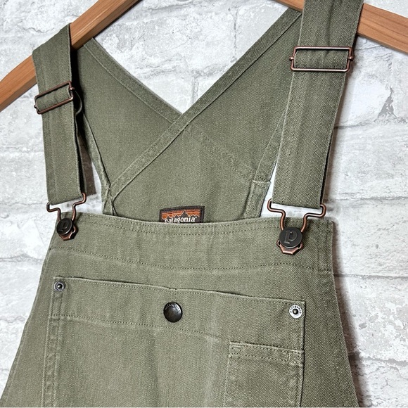 Woven Olive Green Women's Overalls Jumpsuit - Picture 2 of 15